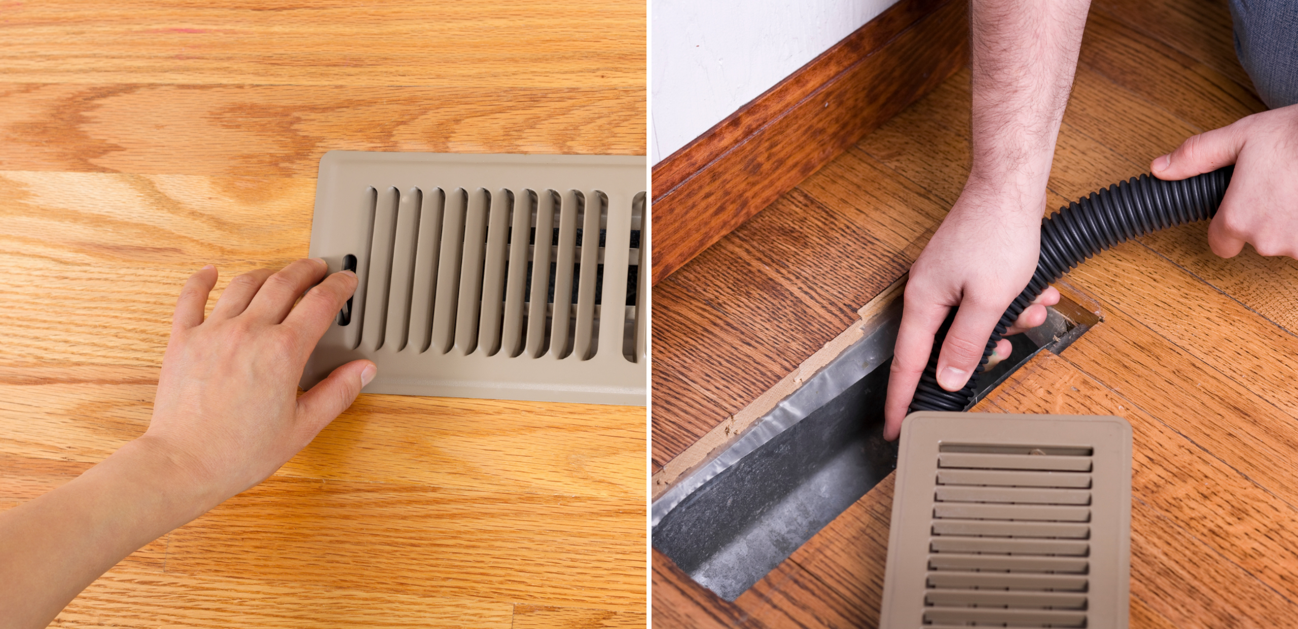 Clean your air vents and registers